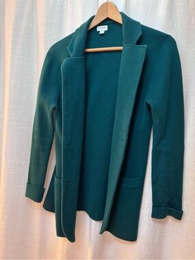 J.Crew Green Blazer Coat